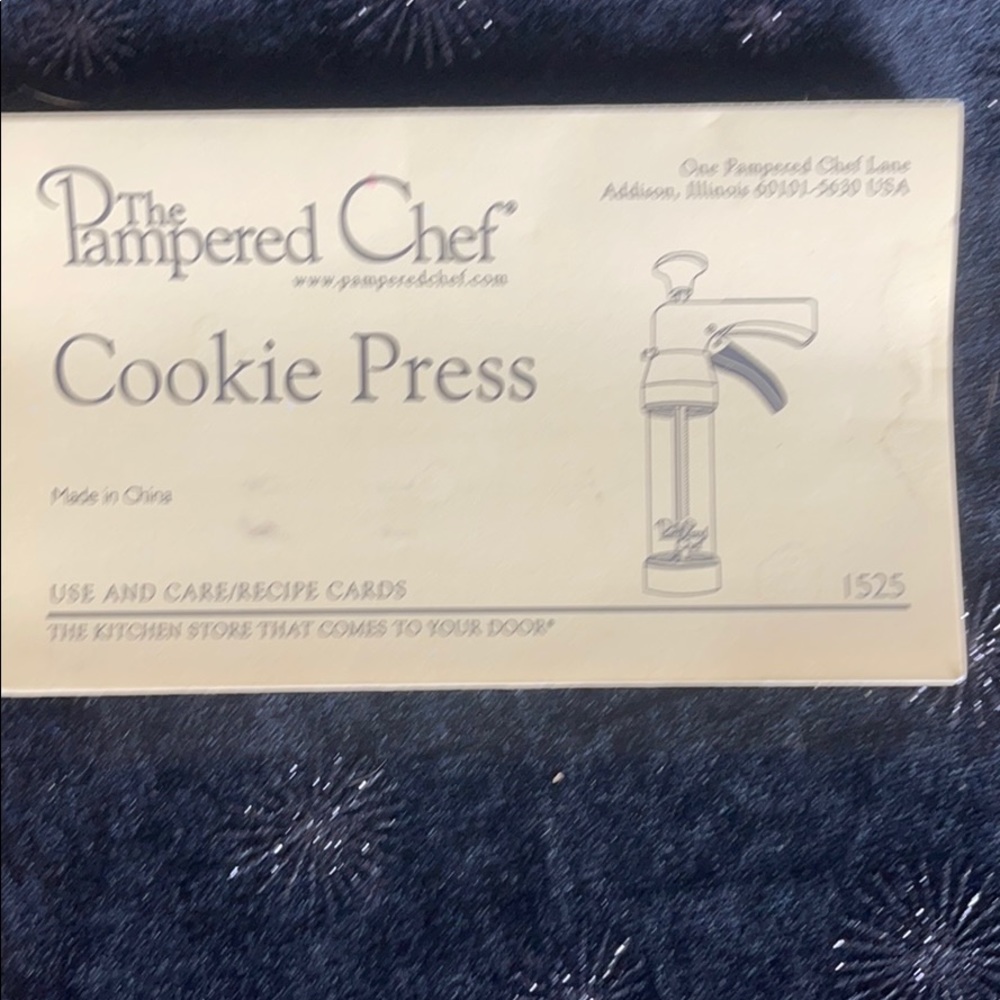 Pampered chef Cookie Press #1525 in box - Picture 6 of 9